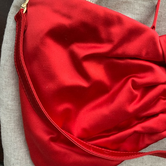 Vintage VALENTINO GARAVANI Satin Noeud d Amour Bow Clutch - Picture 3 of 13